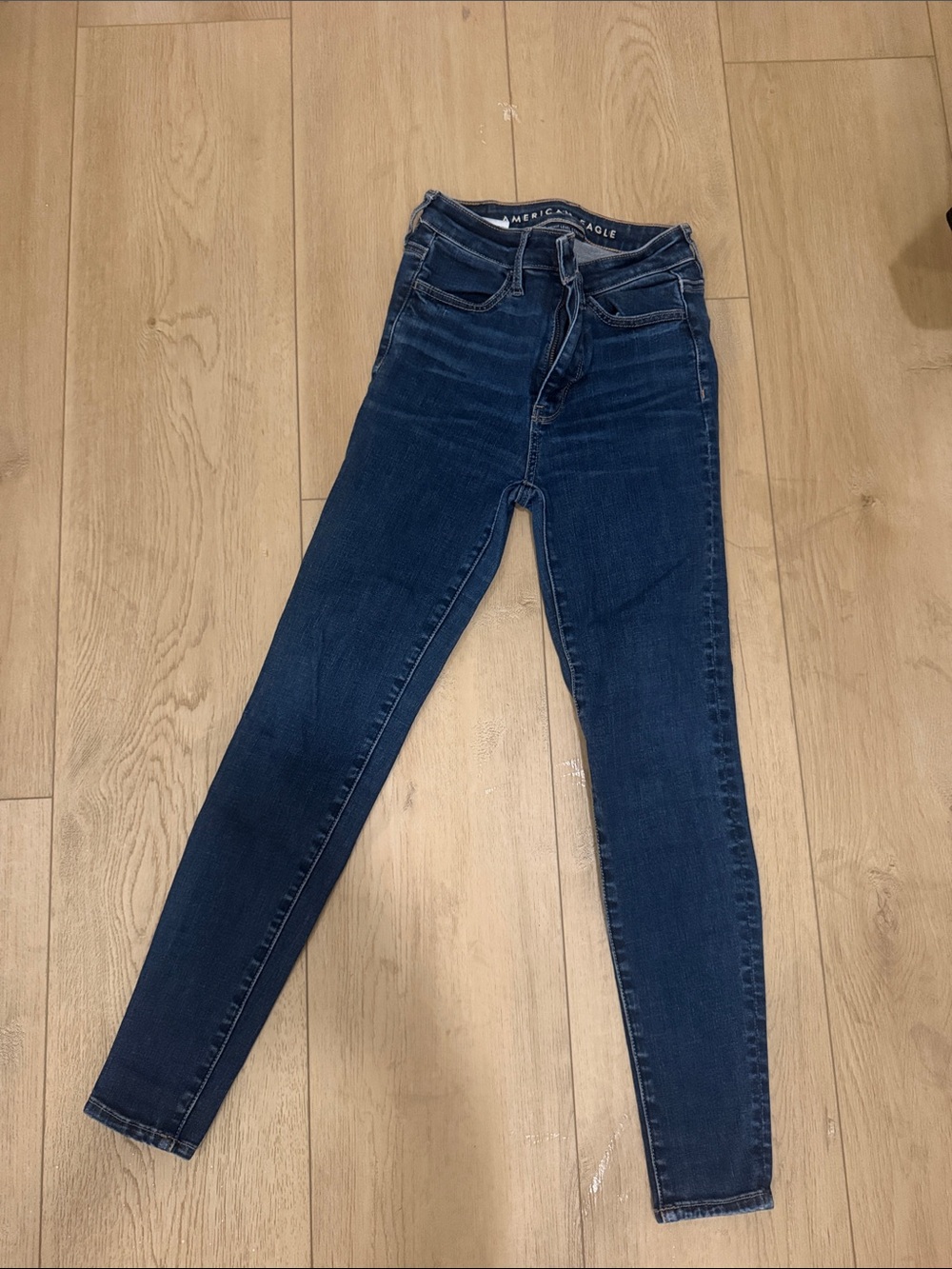 American Eagle Outfitters Indigo High-Rise Skinny Jeans